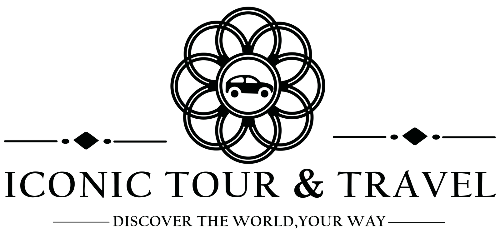 iconic tour and travel logo