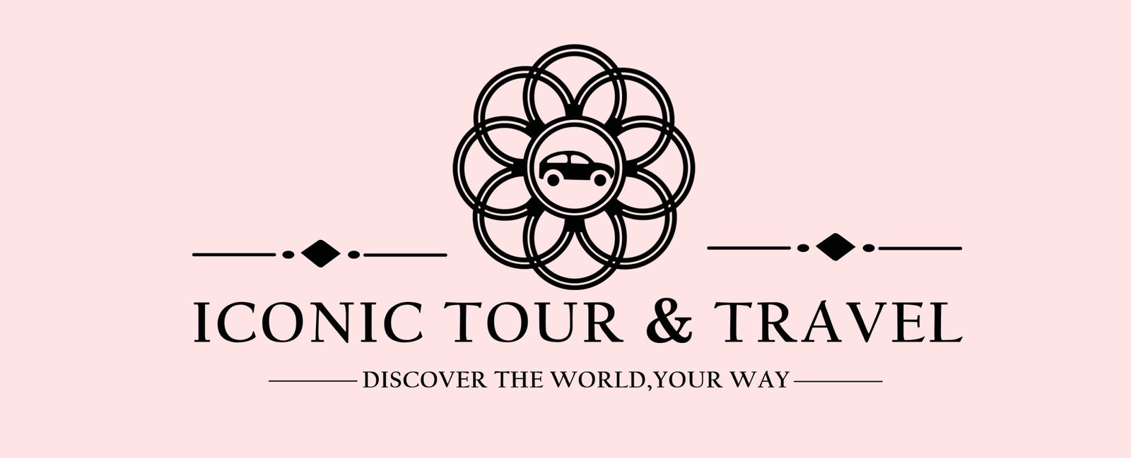 iconic tour and travel logo